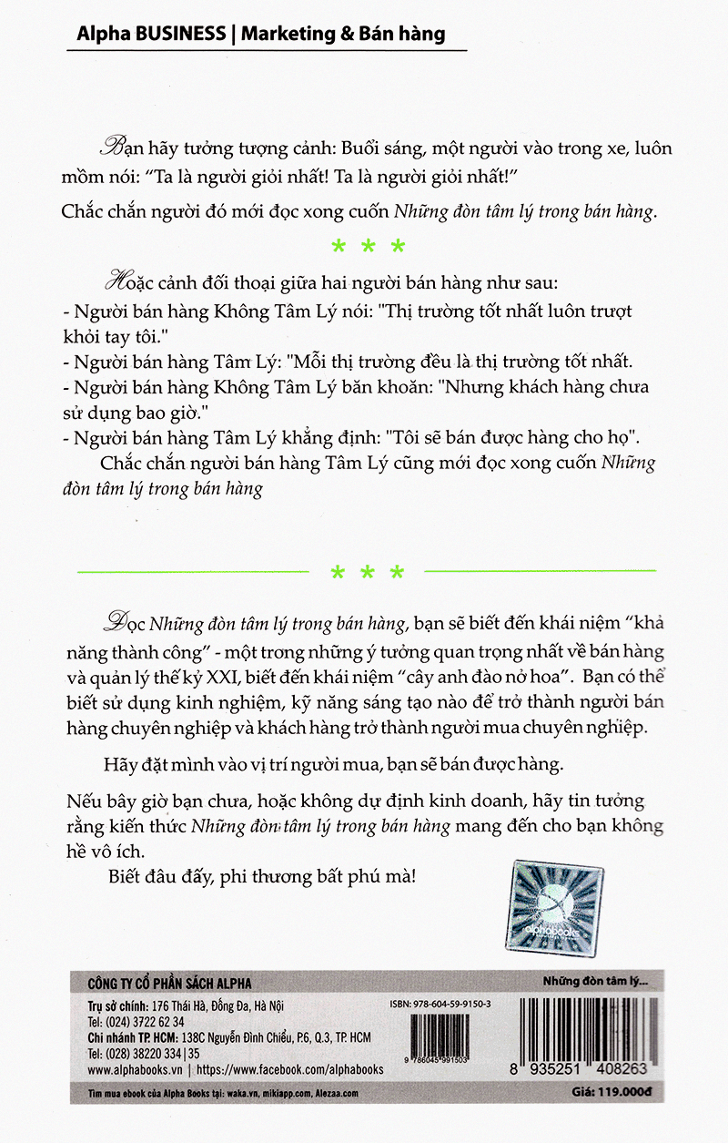 Những Đòn Tâm Lý Trong Bán Hàng