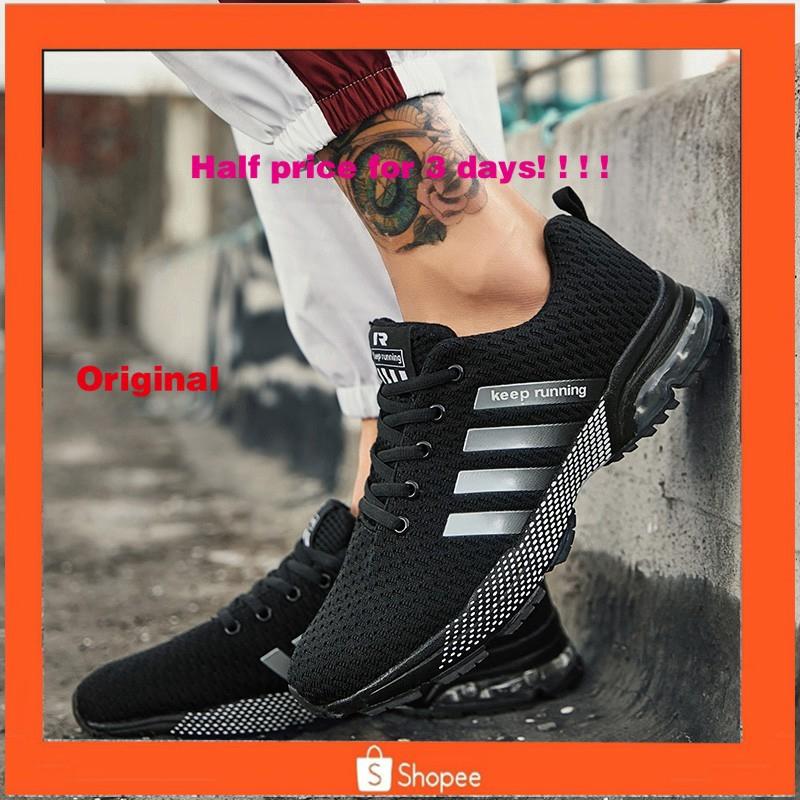 Plus Size 36-47 Sport Shoes Men Women Lightweight Cushion Running Training Shoes