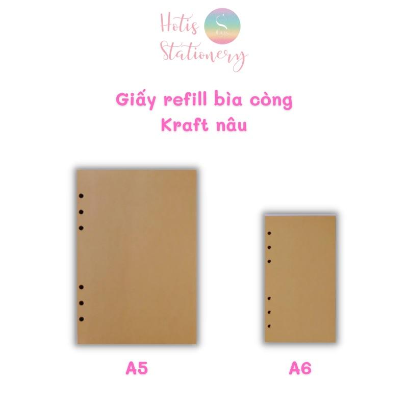 Giấy refill, ruột giấy sổ bìa còng binder