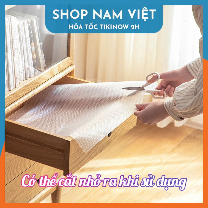 Tấm Lót Tủ Lạnh, Tủ Bếp, Tủ Quần Áo Nhựa EVA Dễ Dàng Vệ Sinh