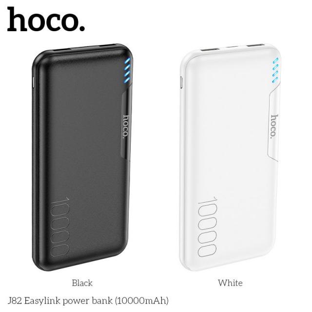 Pin Sạc Dự Phòng Dành Cho Hoco J82 10000mAh, Lõi Pin Lithium, Chất Liệu Nhựa ABS, Vỏ Chống Cháy PC, Nhỏ Gọn, An Toàn Khi Sử Dụng - Hàng Chính Hãng