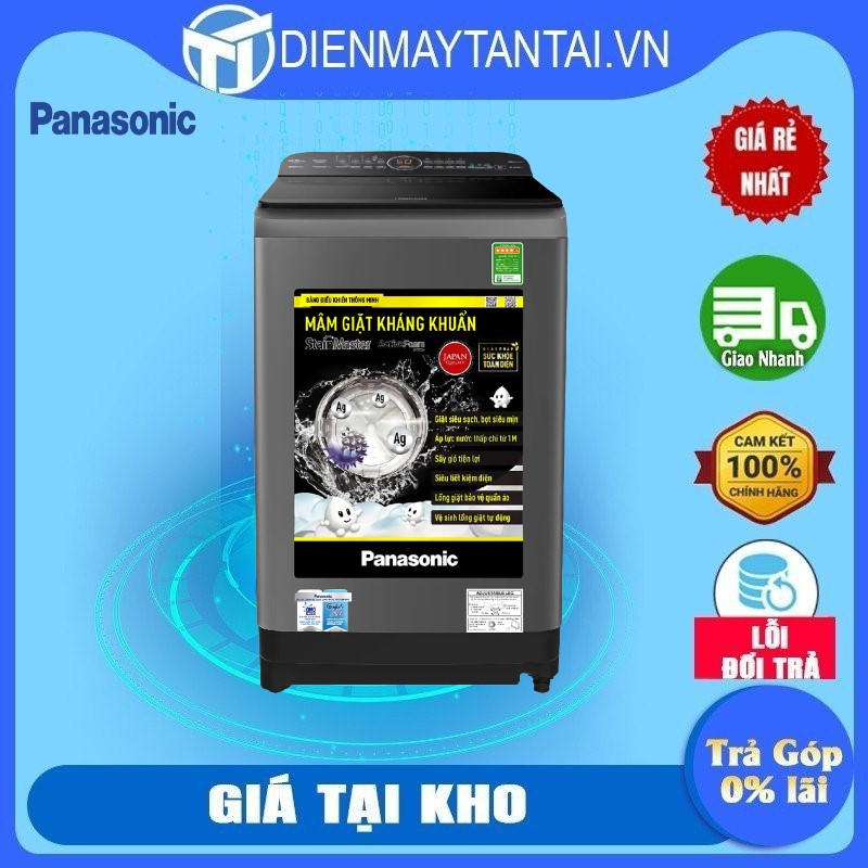 Máy Giặt Cửa Trên Panasonic Chăm Sóc Gia Đình 10kg NA-F100A9DRV - Hàng chính hãng
