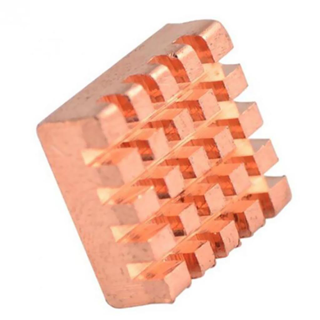 3 pieces Golden Cooling Copper Heatsink for Raspberry Pi 2/ for Raspberry Pi