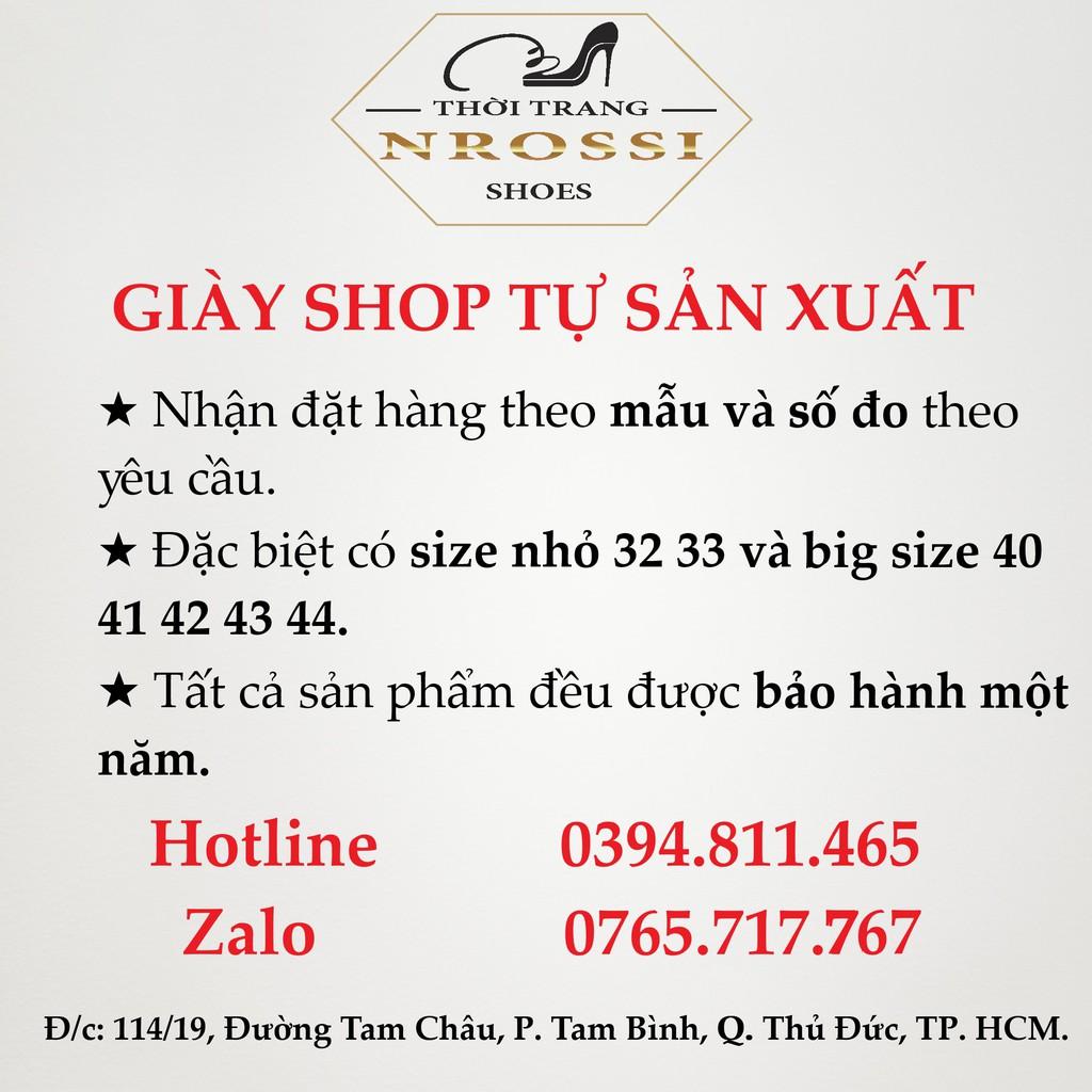 FREESHIP Giày cao gót nữ 10 phân big size NRossi