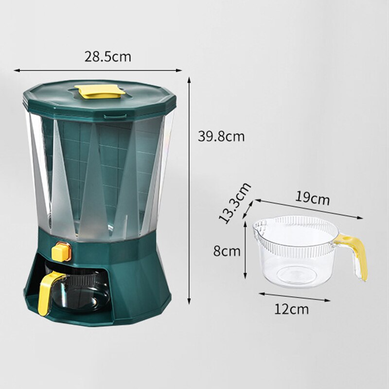 Hộp Đựng Ngũ Cốc 4 Ngăn Kháng Khuẩn CINZA DIAMOND Cereal Box BPA Free