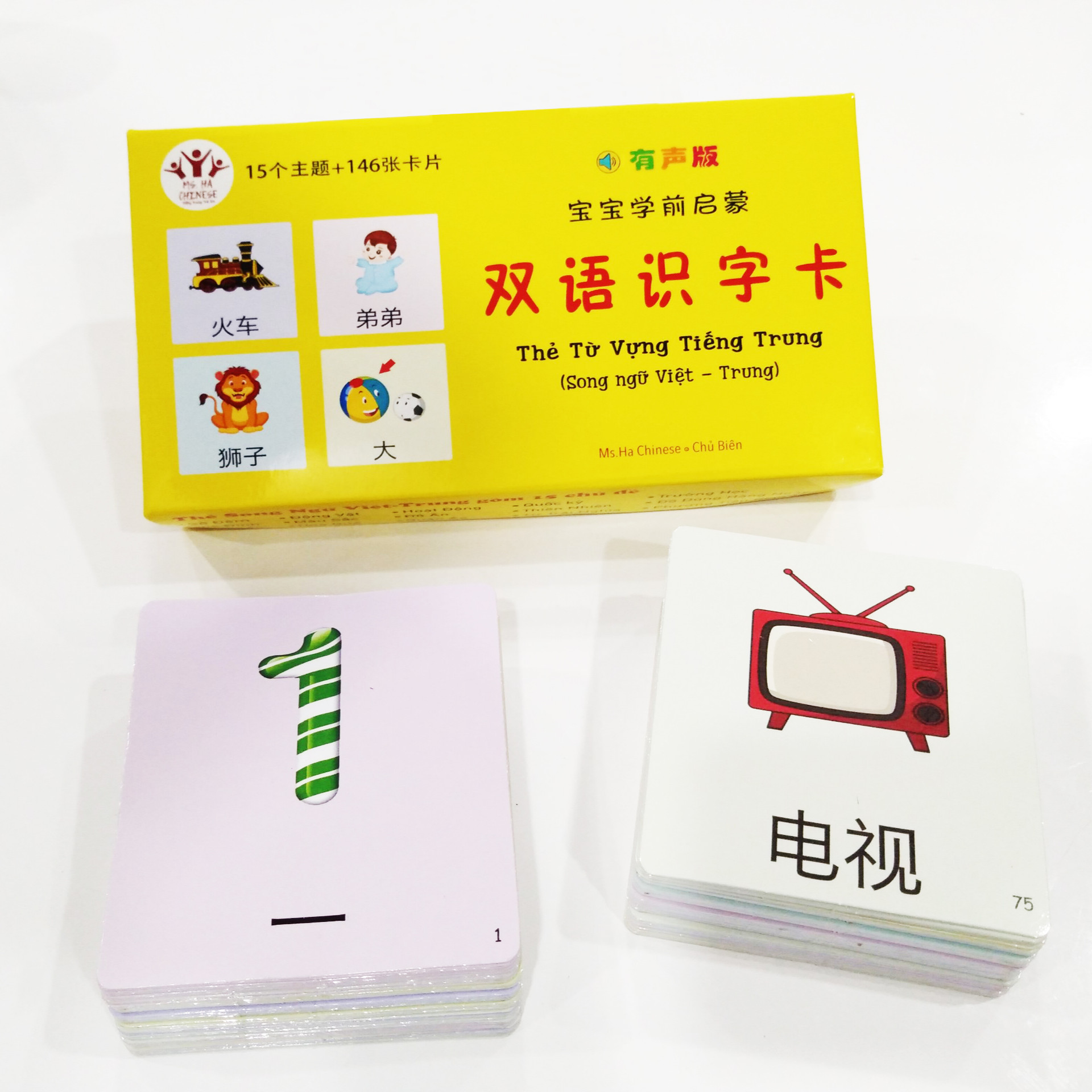 Thẻ từ vựng song ngữ Việt-Trung (Flash Card)