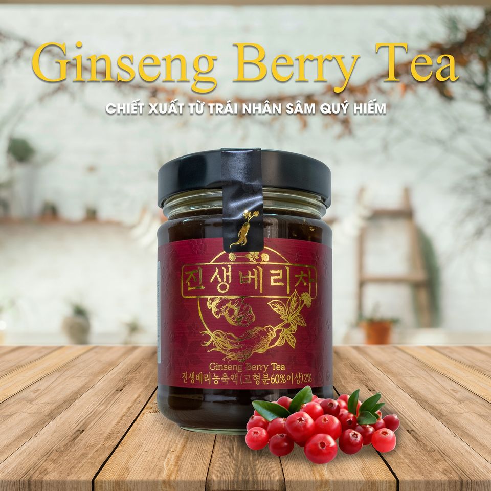 Trà Sâm Gừng - Feliz Ginseng Berry Tea 330gr