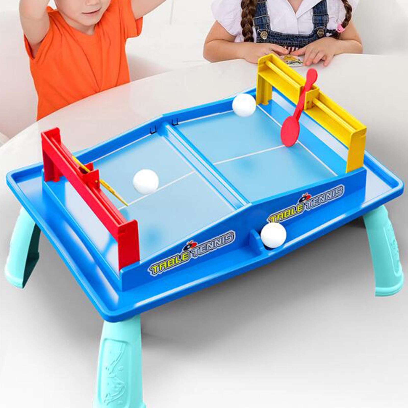 Games  Pong Table Educational Toys Portable for Gift Girls Blue