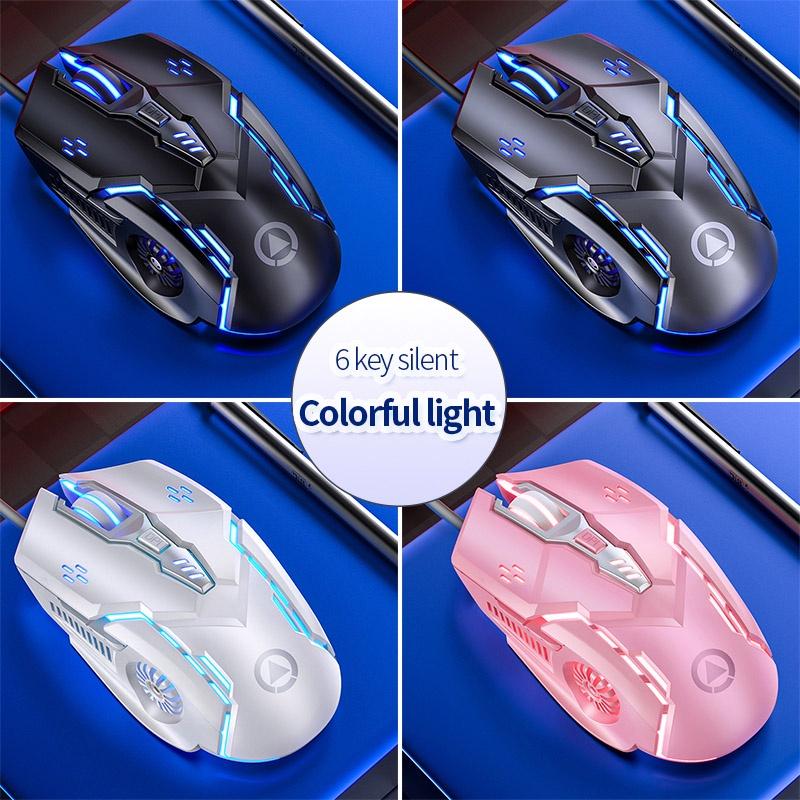 Chuột Quang Chơi Game Có Dây G5 Không Gây Tiếng Ồn Dùng Cho PC Laptop
