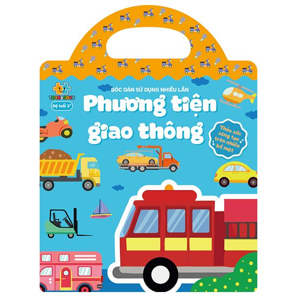 Sách - Bóc Dán Sử Dụng Nhiều Lần - Phương Tiện Giao Thông