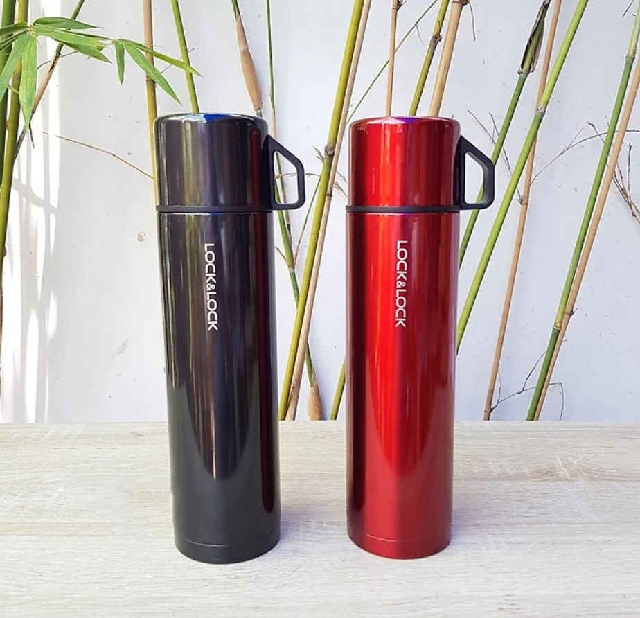 Bình Giữ Nhiệt Lock&Lock Mocha Vacuum Bottle LHC1438 750ml - Hàng chính hãng, bằng thép không gỉ