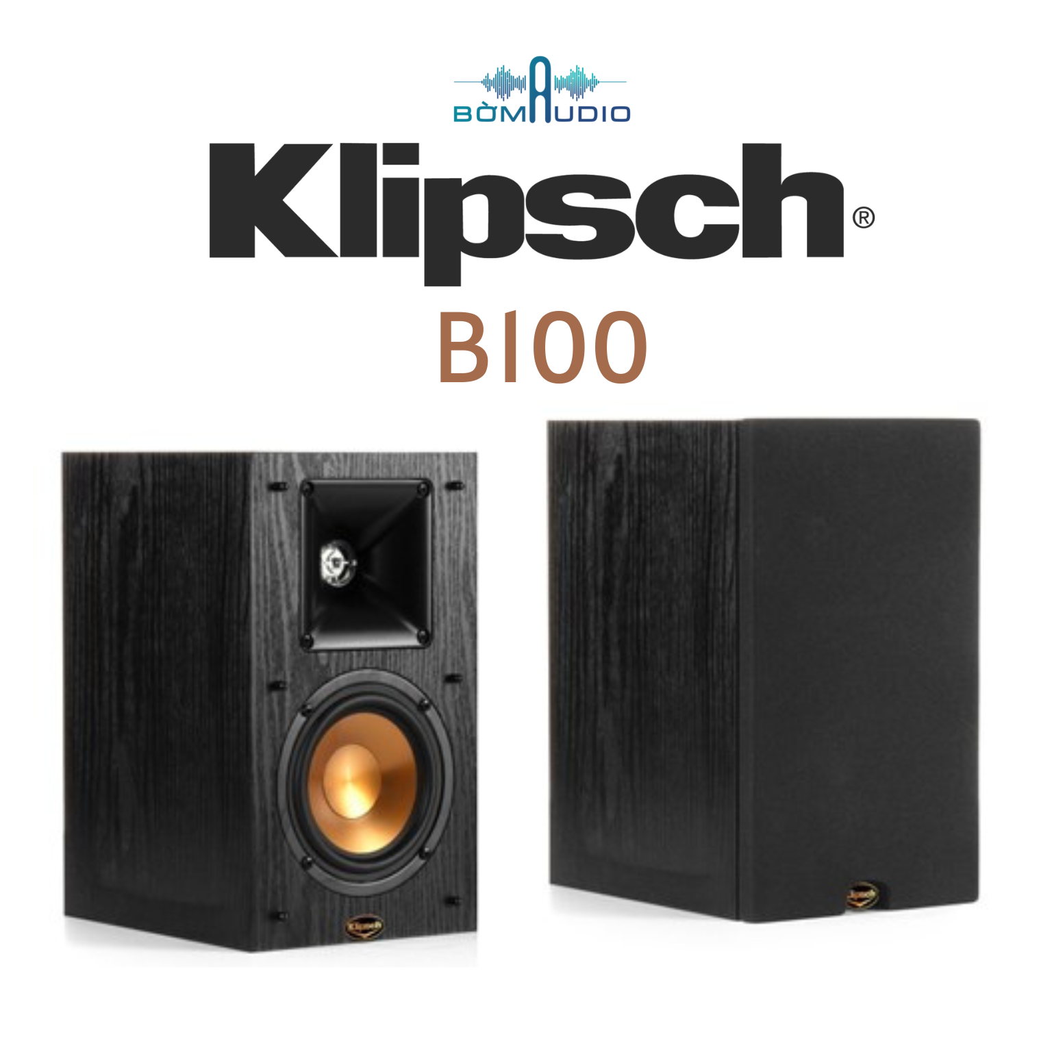 Loa bookshelf Klipsch Synergy Black Label B-100 hàng chính hãng 100%