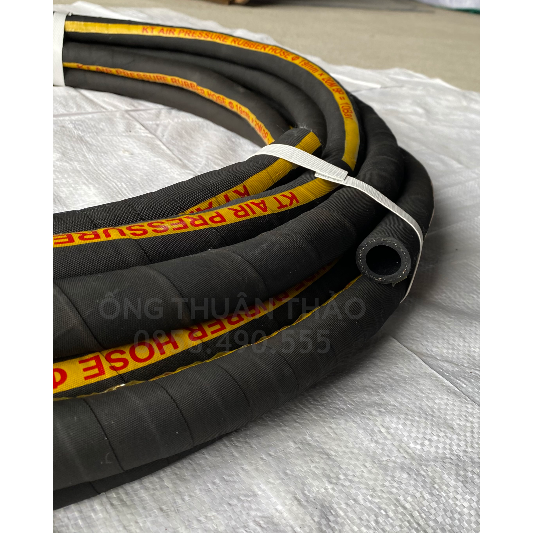 Ống Cao Su Bố Vải Phi 19mm CUỘN 20 MÉT - Hàng Nhập Khẩu - Ống Thuận Thảo