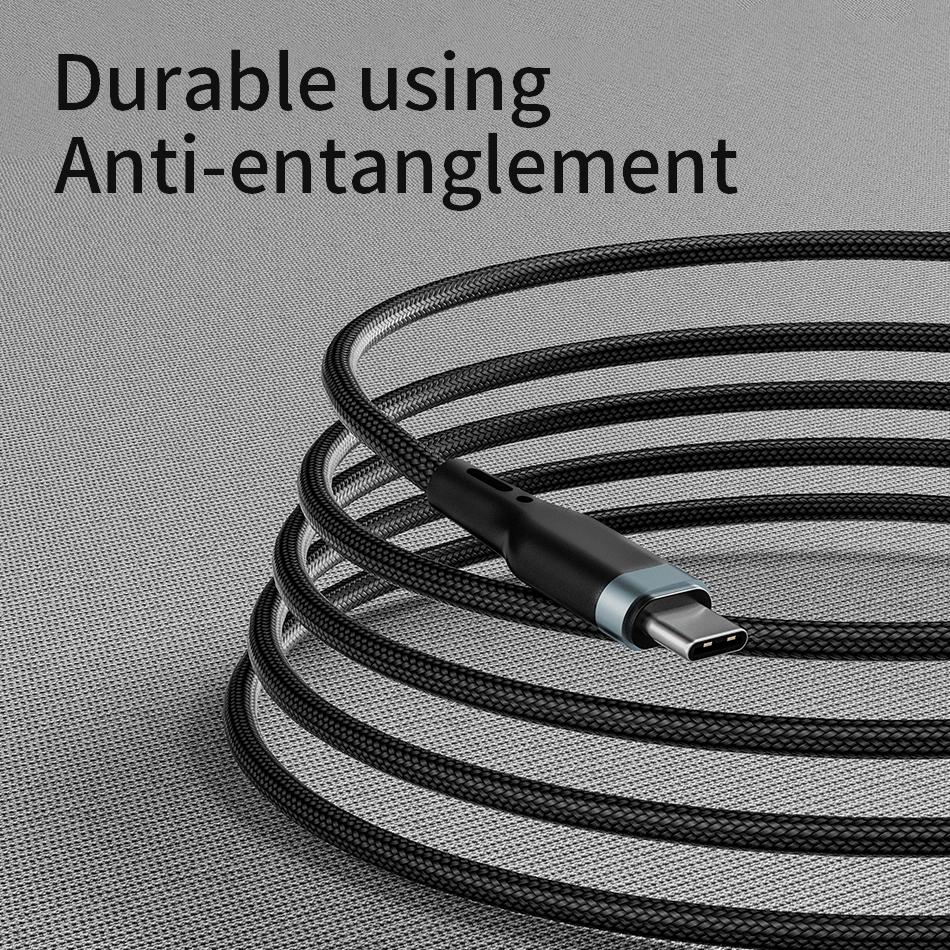 Dây cáp sạc nhanh 60W đa năng 4 in 1 USB C + USB A ra đầu sạc Type C + sạc Light cho iPhone iPad hiệu WIWU PT06 - Hàng nhập khẩu