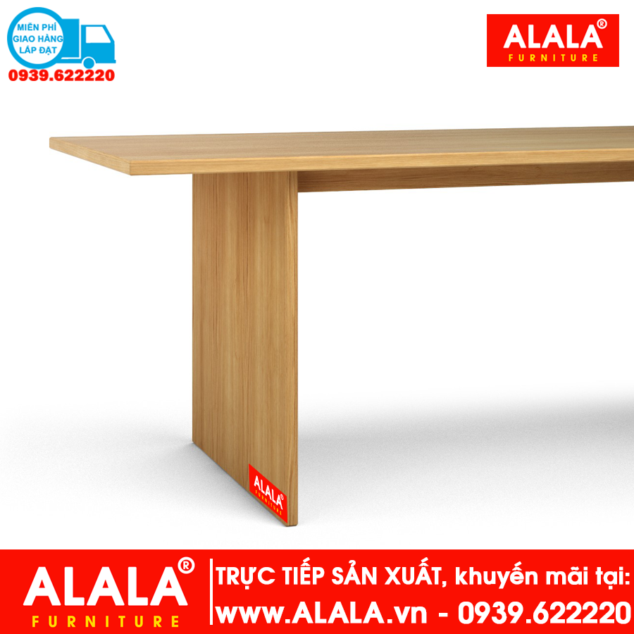 Bàn ăn ALALA918 gỗ HMR chống nước - www.ALALA.vn - 0939.622220