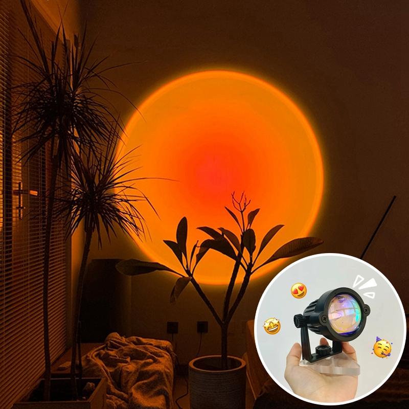 Đèn LED Để Bàn Chiếu Ánh Sáng Cầu Vồng Đẹp Mắt Chất Lượng Cao
