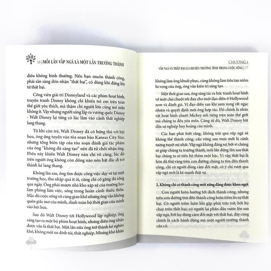 Sách - Mỗi lần vấp ngã là một lần trưởng thành