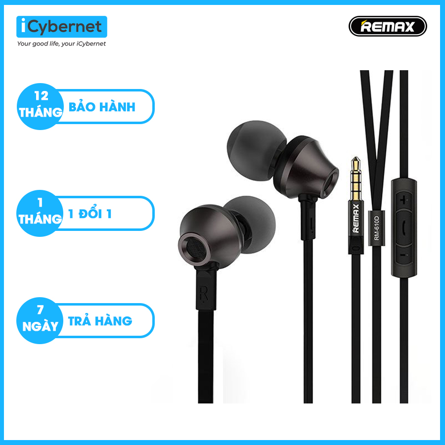 Tai nghe In Ear Remax RM610D hàng chính hãng