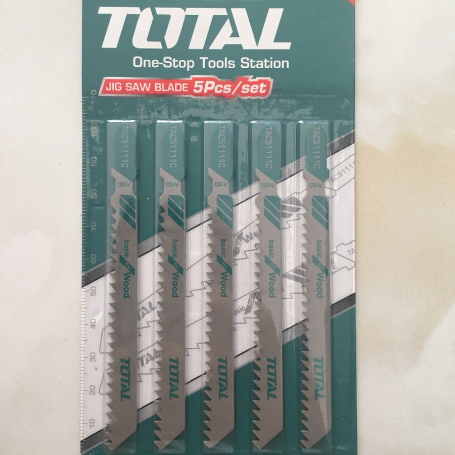 Bộ 5 lưỡi cưa lọng (Cưa gỗ) Total - TAC51111C