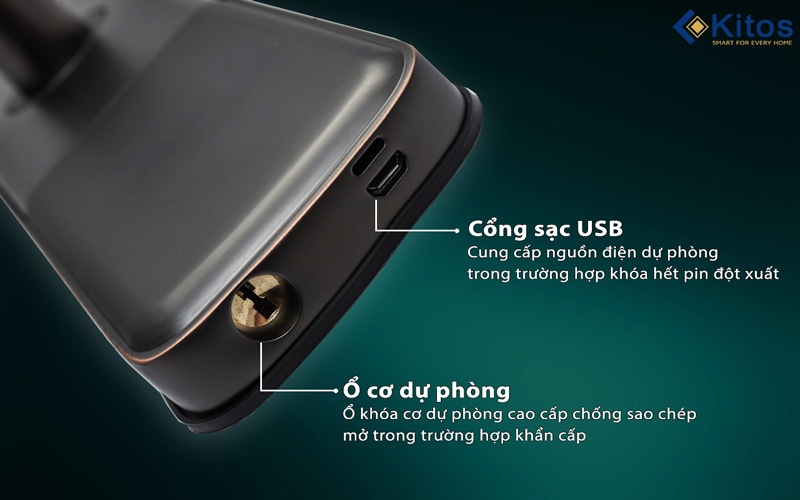 Khoá cửa thông minh Kitos KT-G900 Plus