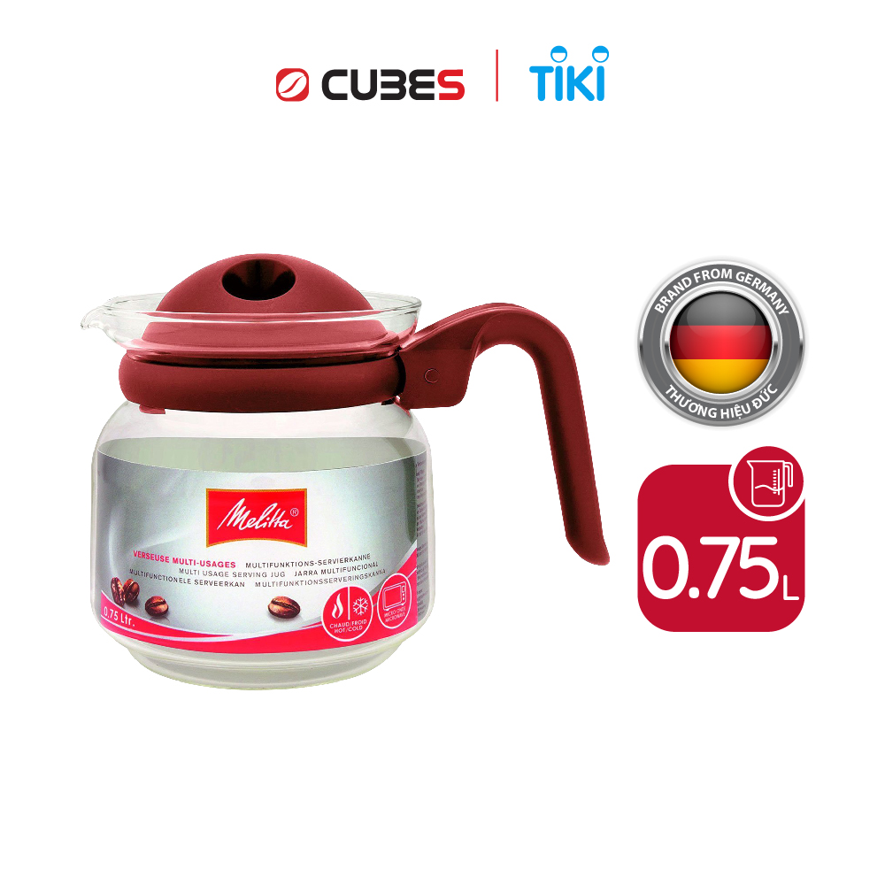 Bình đựng trà và cà phê Melitta 0.75l (Màu ngẫu nhiên) - Nhập khẩu chính hãng 100% từ thương hiệu Melitta, Đức