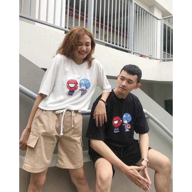 Quần Short Kaki Túi Hộp Nam Nữ Unisex