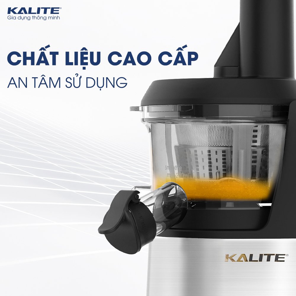 Máy Ép Trái Cây, Máy Ép Chậm KALITE KSJ4412 Công Nghệ Châu Âu Dung Tích 350 ML Công Suất 200 W - Hàng Chính Hãng