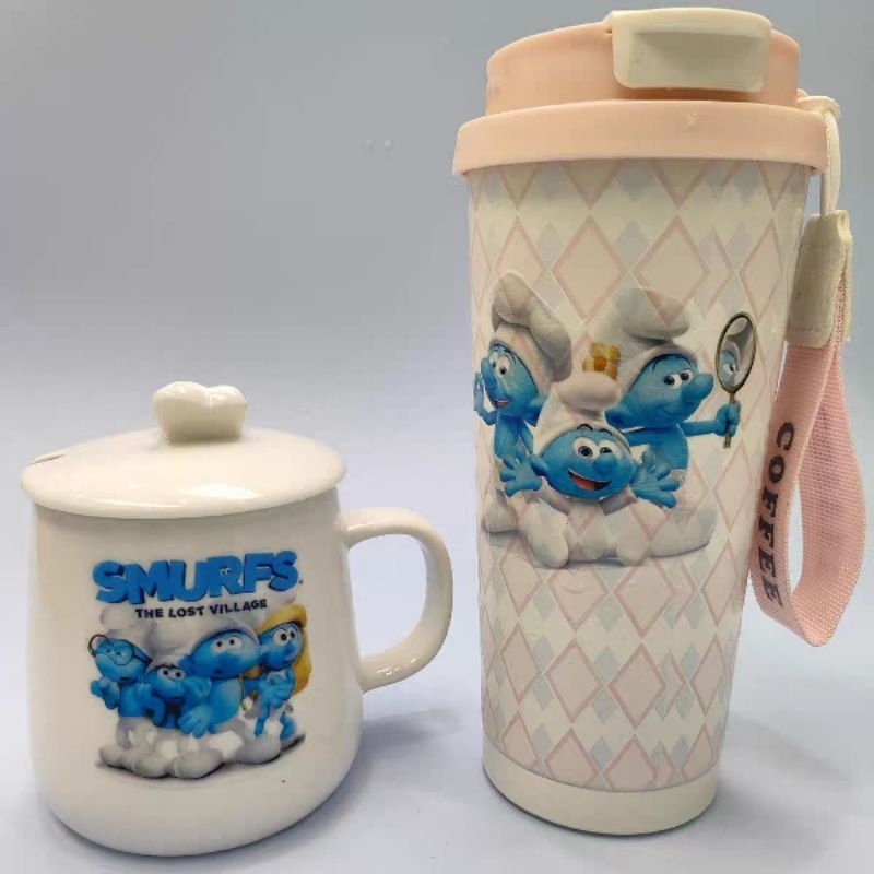 Set 5 trang A4 Giấy in chuyển nhiệt trượt nước lên ly, cốc sứ thủy tinh, nhựa, in bằng mực nước Waterslide decal.