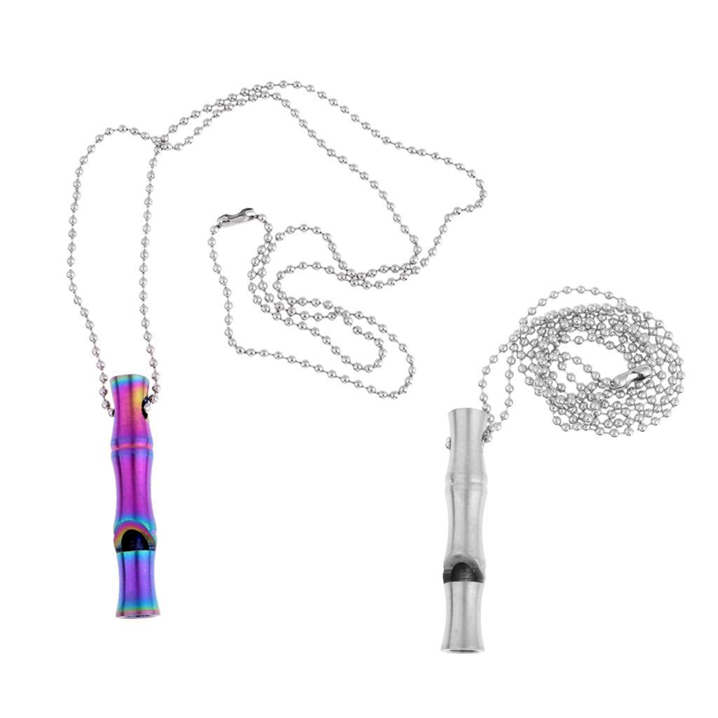 Emergency Safety Whistle for Outdoor Survival Adventure High-decibel with Lanyard