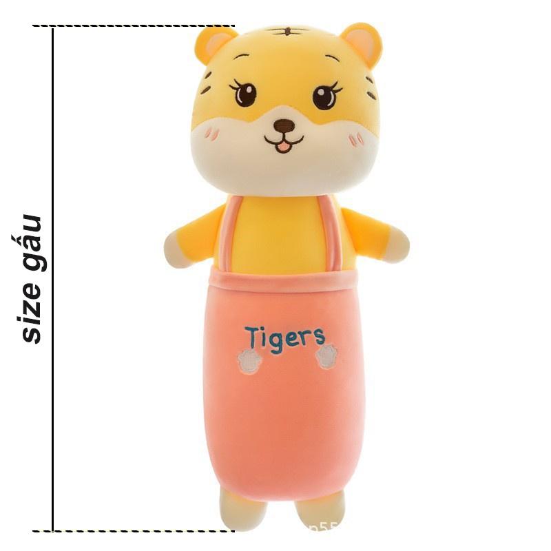 Gối ôm hổ yếm cao cấp - QCCC - mềm mịn cho bé - 65cm
