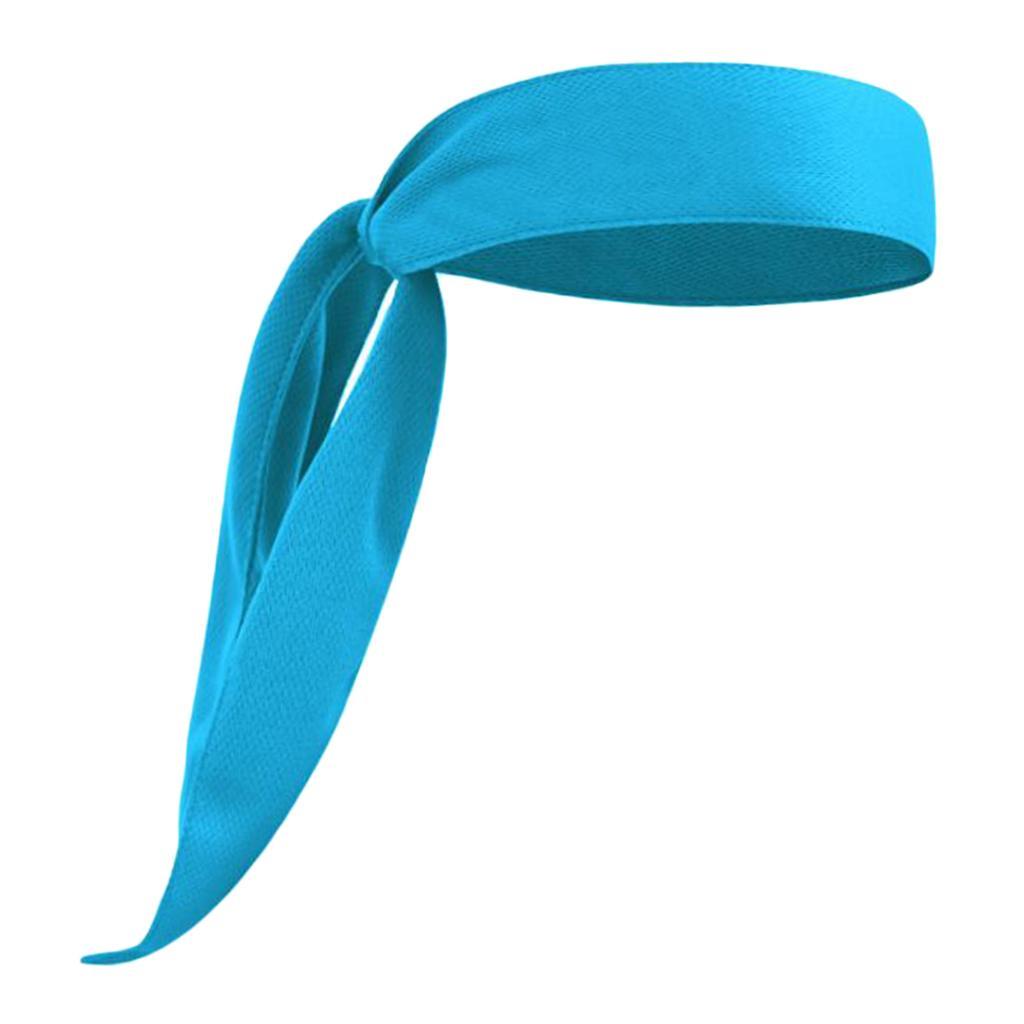 2-3pack Men Women Sports Headband Tennis Running Fitness Sweatband Hairband blue