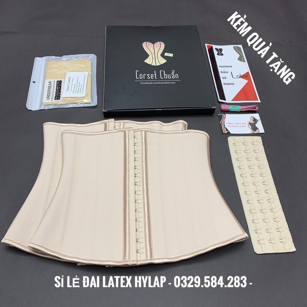 Đai nịt bụng latex Hy Lạp 25 xương-Gen nịt bụng lưng thẳng eo thon-Đai định hình latex