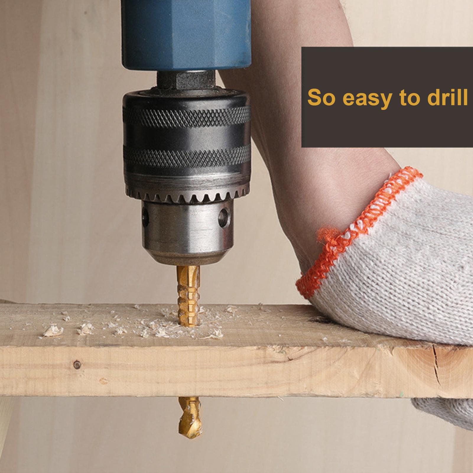 50 mũi khoan xoắn trục thẳng đường kính: 1mm / 1.5mm / 2mm / 2.5mm / 3mm. Thiết kế lưỡi dao 135 độ giúp lấy phôi thuận tiện