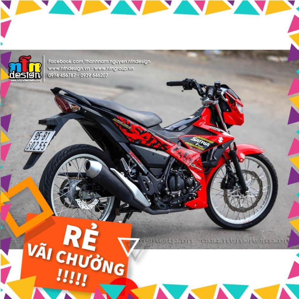 Tem Rời Raider FI Mẫu Zin Đỏ Đen