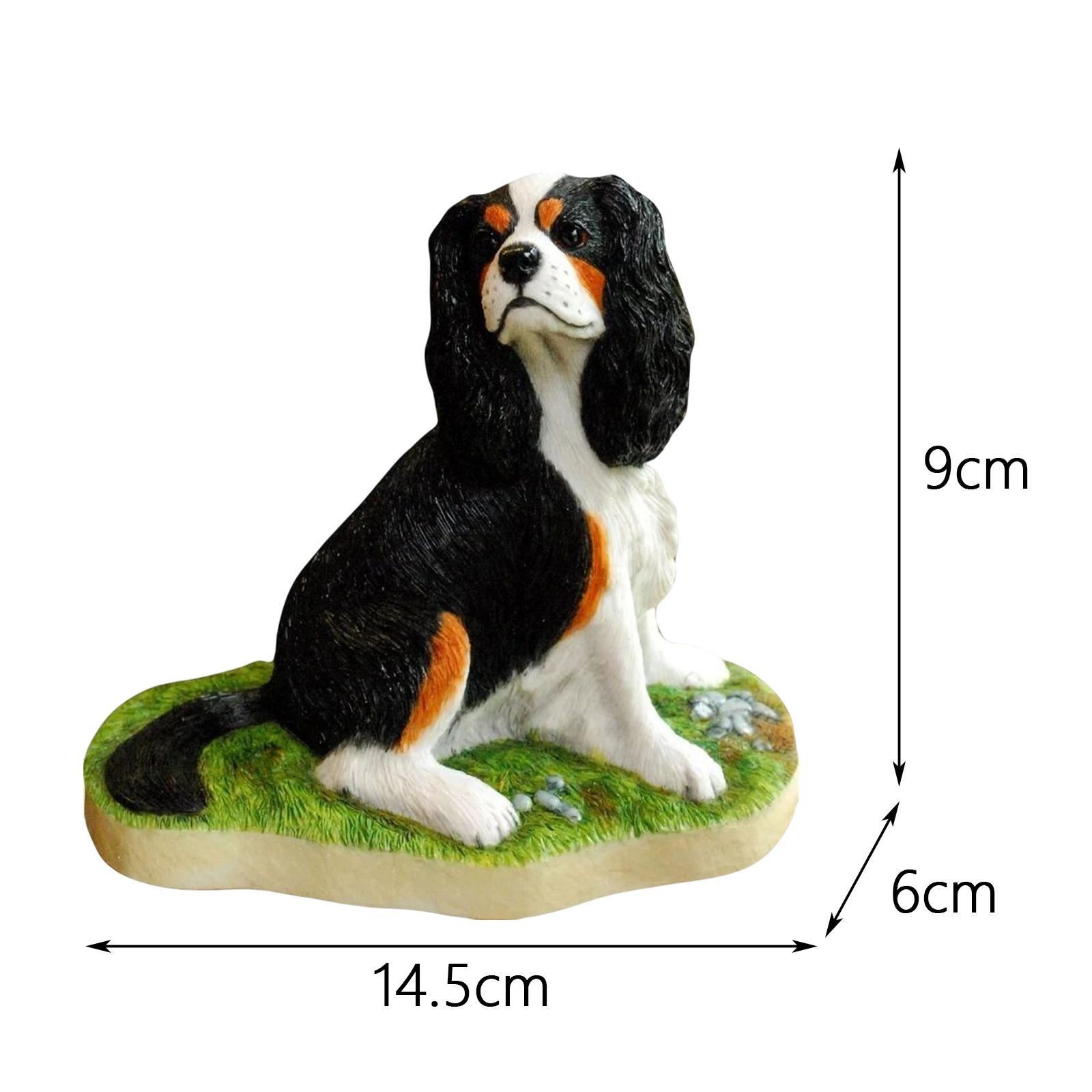 Adorable  Dog Statue Figurine for Park Patio