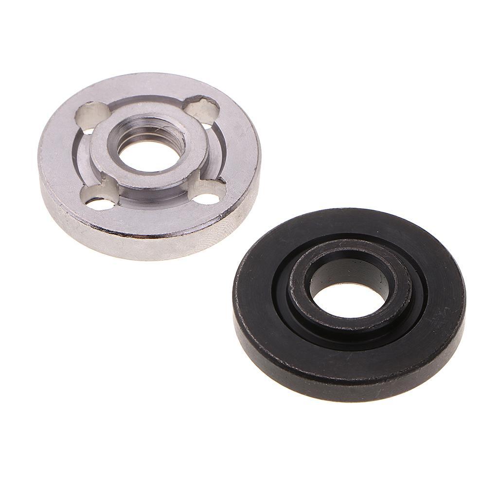 4 Piece Steel Lock Nut And Grinding Flange Nut Kit for 100 Angle Grinders