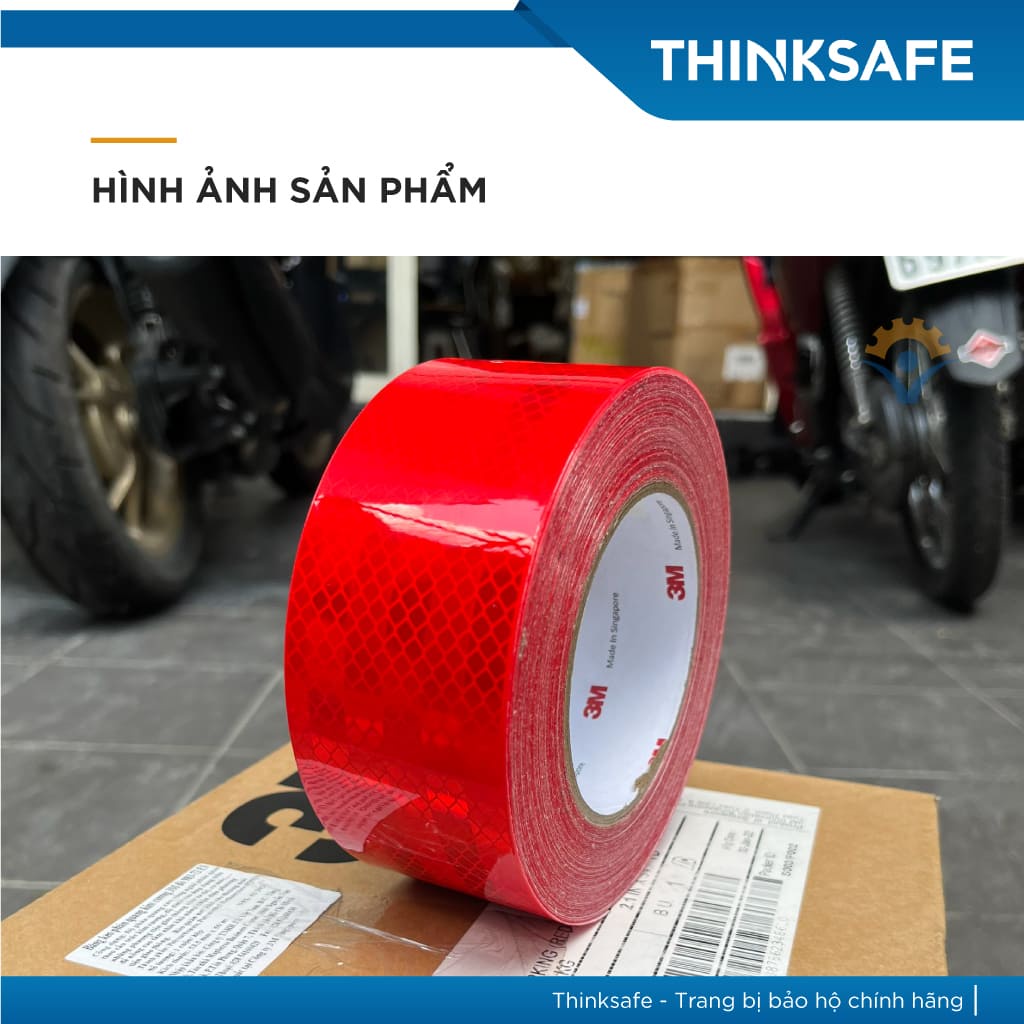 Băng keo phản quang 3M 983 phản quang cấu trúc kim cương, chuyên dùng phản quang xe máy, ôtô nhà xưởng