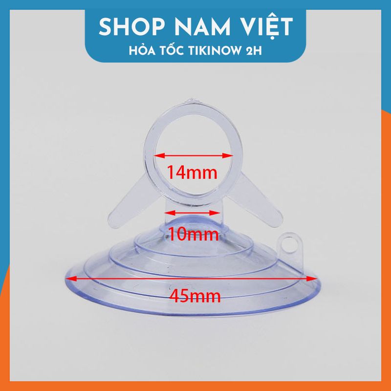 Set 5 Miếng Hít Chân Không Siêu Chắc Đa Năng, Hít Cửa Kính Oto, Treo Đồ Nhà Tắm