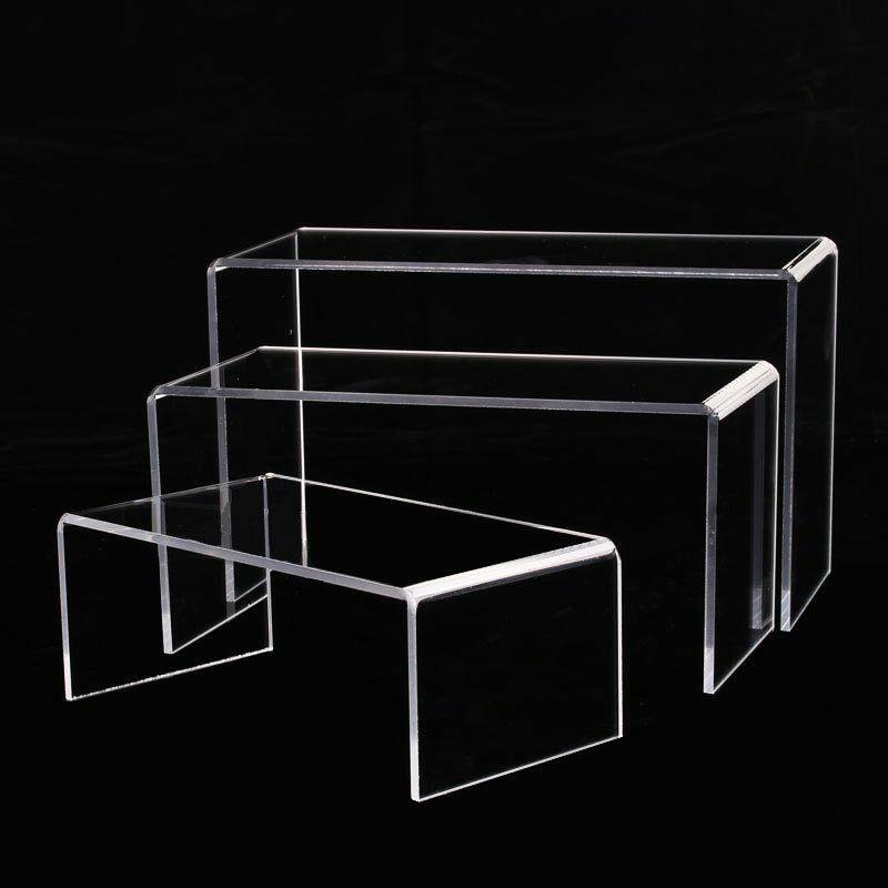 Kệ Mica chữ U - 16x10x5cm , Trưng Bày sản phẩm, Bóp Ví - Dày 3mm 4mm 5mm
