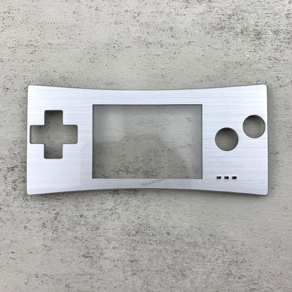 MỚI 11 Màu Dành Cho Máy Nintendo GameBoy Micro Cover Phiên Bản Giới Hạn Mặt Trước Tấm Che Mặt Cho Hệ Thống GBM Vỏ Trước Màu Sắc: Đen Sáng