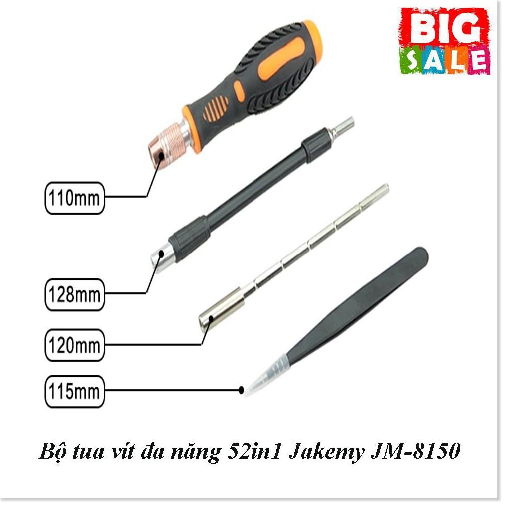 Bộ Tua Vít Đa Năng 52in1 Jakemy JM-8150 Chất liệu thép không gỉ cứng cáp chống mài mòn  Bộ Tua Vít Đa Năng Xịn