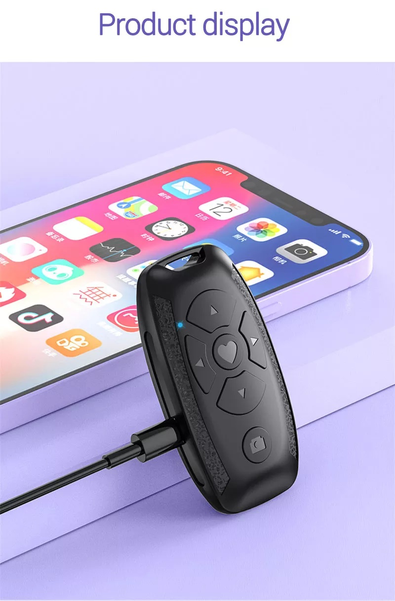 Điều Khiển Bluetooth Đa Năng Chụp Hình , Quay Phim , Lướt Toptop