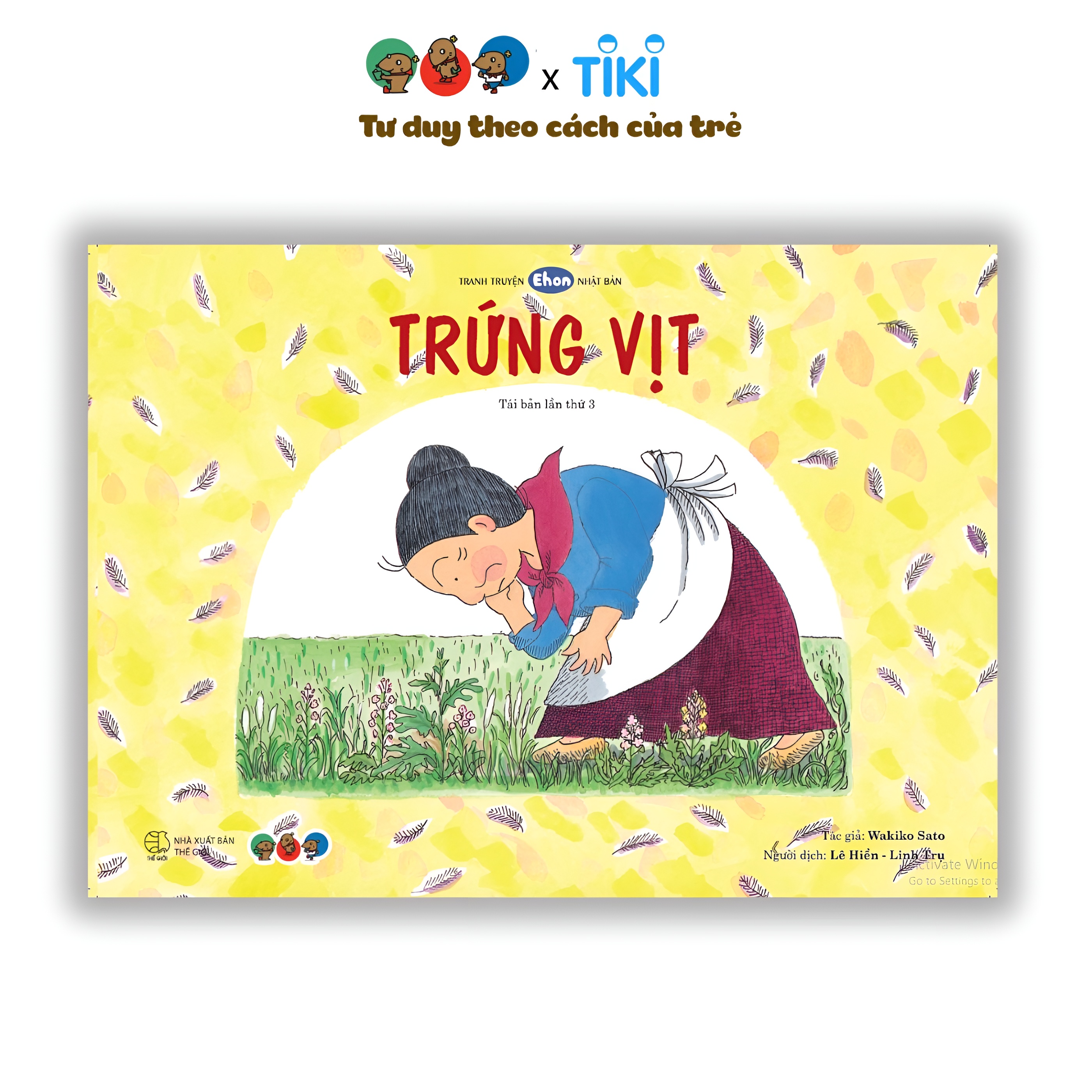 Sách Ehon Phát triển tư duy cho bé 3 6 tuổi - Trứng vịt
