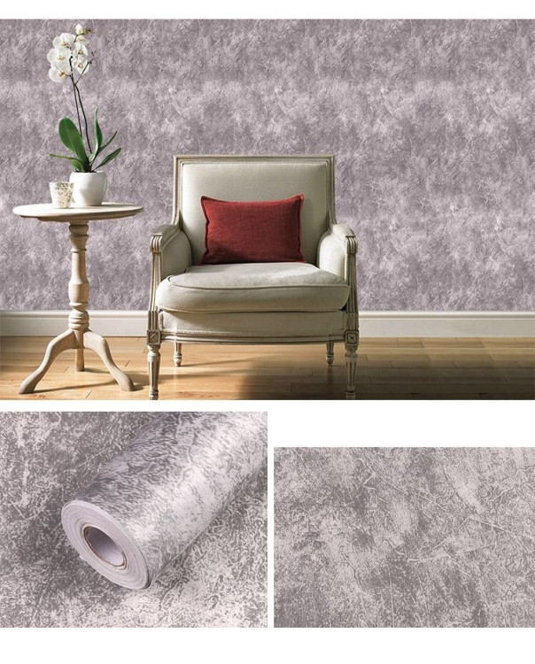 Combo 10 mét giấy dán tường, decal dán tường trang trí nhà cửa XI MĂNG khổ 45cm