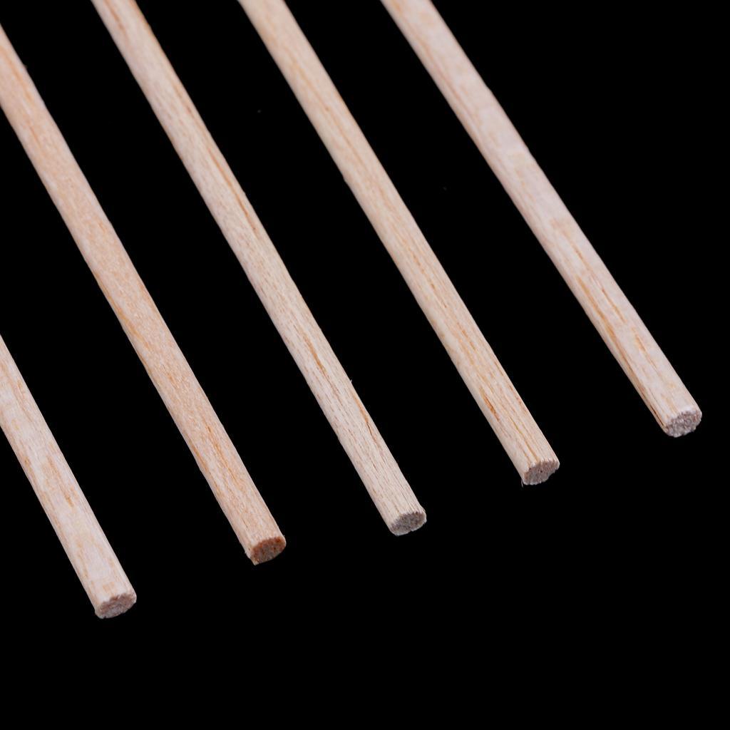 2-8pack Unfinished Balsa Wood Stick DIY Wood Modelling Stick DIY crafts 100mm
