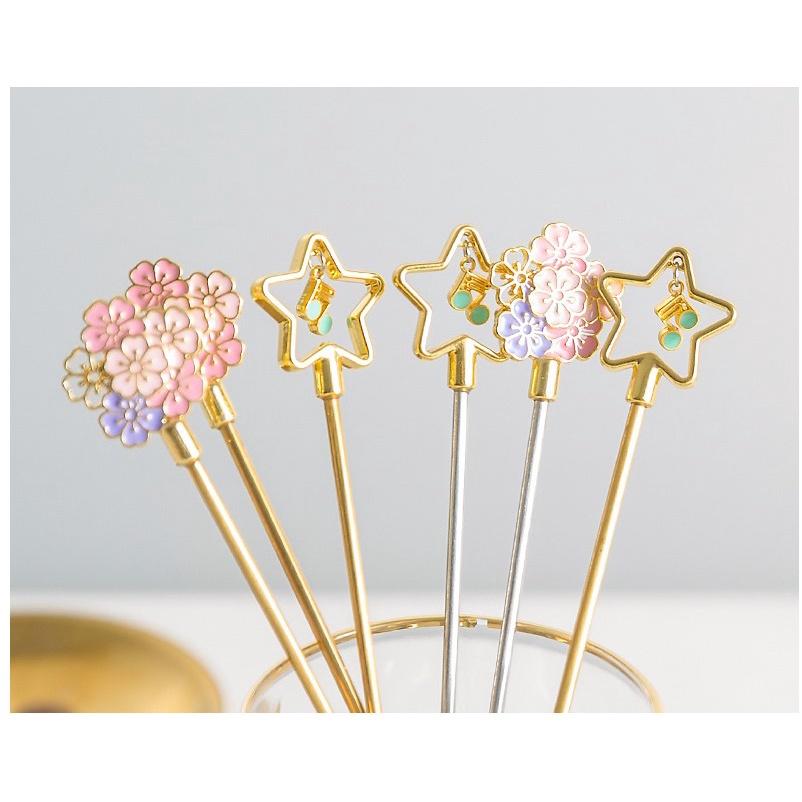 Thìa trà inox vàng không gỉ Sakura