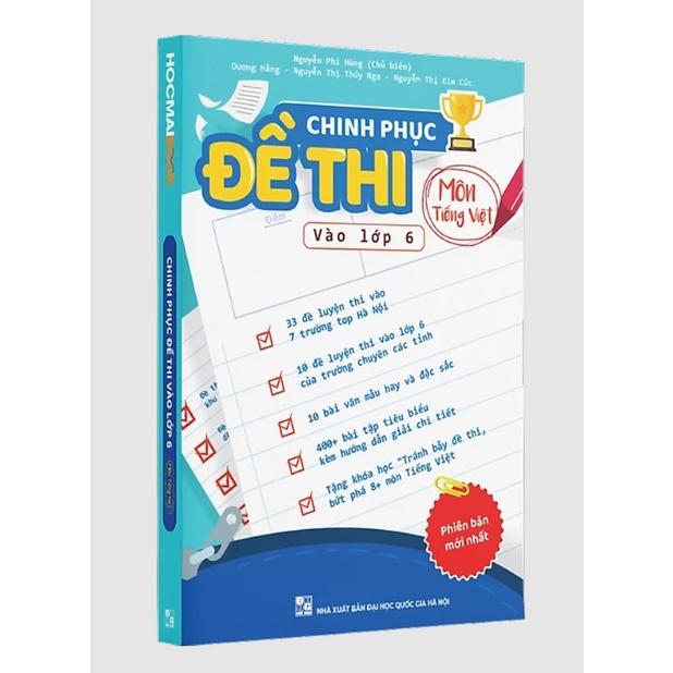 Sách - Combo chinh phục đề thi vào lớp 6 - Bộ 3 môn Toán, Tiếng Việt, Tiếng Anh