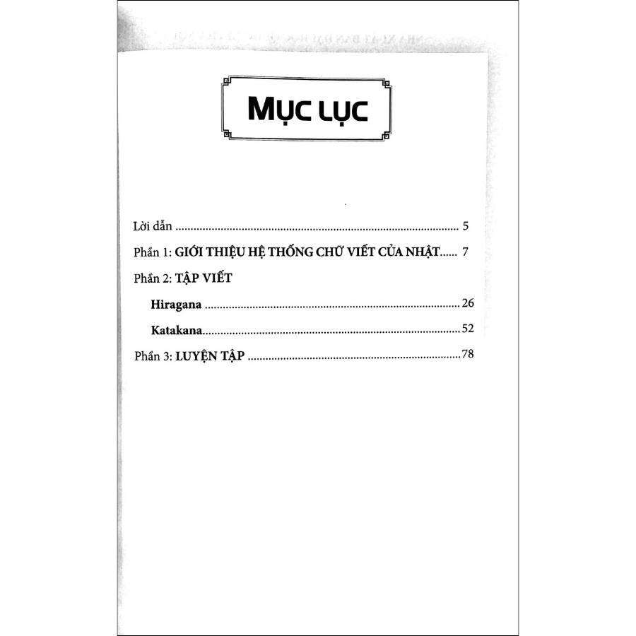 Tập viết tiếng Nhật thông dụng