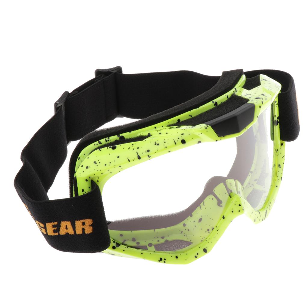 Motorcycle Riding Helmet Goggles, ATV Dirt Bike Racing Goggle Eyewear with Adjustable Headband for Men Women Adults' Cycling Skiing