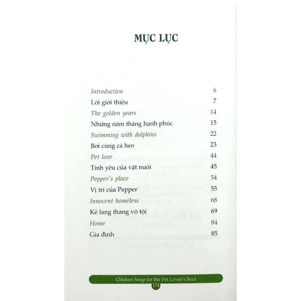 - Chicken Soup For The Pet Lover' Soul 17 - Những Người Bạn Nhỏ - Bản Quyền